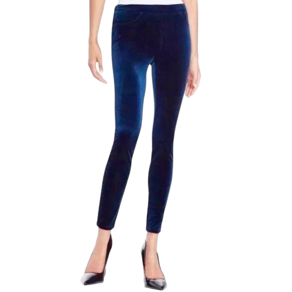 Blank NYC Blue Velvet Pull On Leggings, Size 28/6